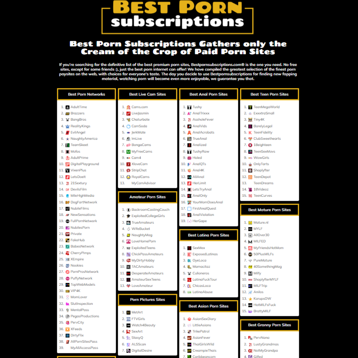 BestPornSubscriptions preview