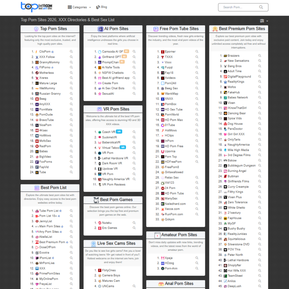 TopList18 preview