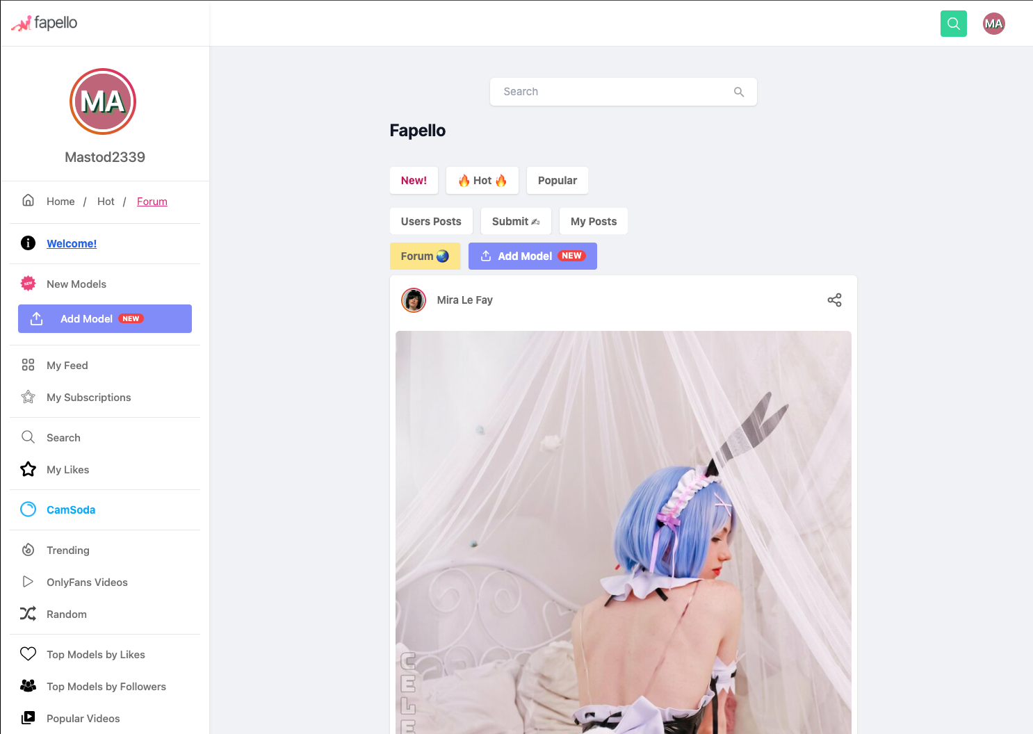 Fapello preview