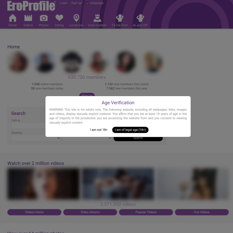 EroProfile preview
